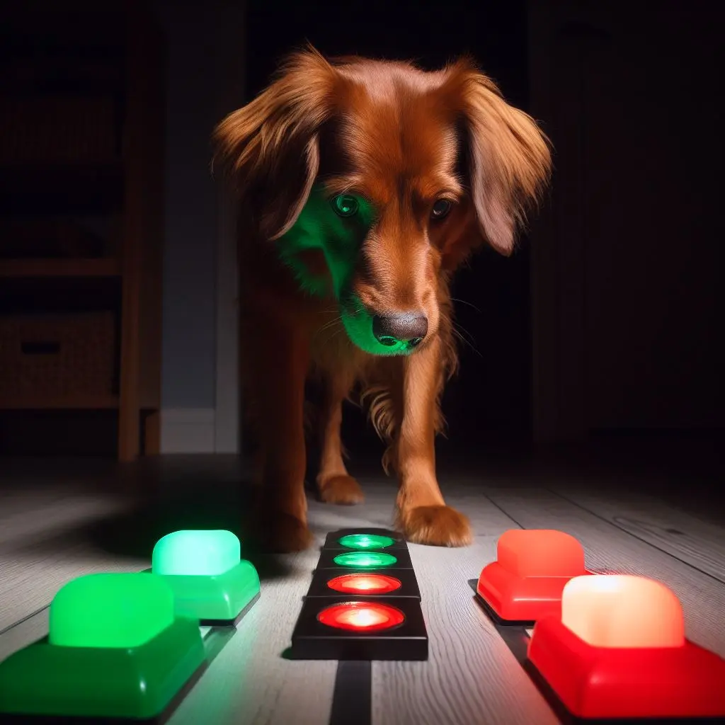  Red Light Green Light game with dog